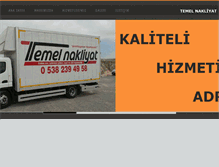 Tablet Screenshot of ankara-nakliyat.com